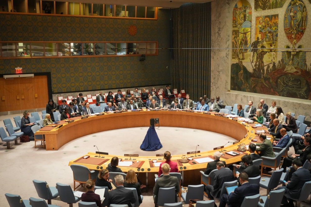 조태열 장관,&nbsp;유엔 안보리 ‘평화를 위한 리더십’&nbsp;공개토의 참석